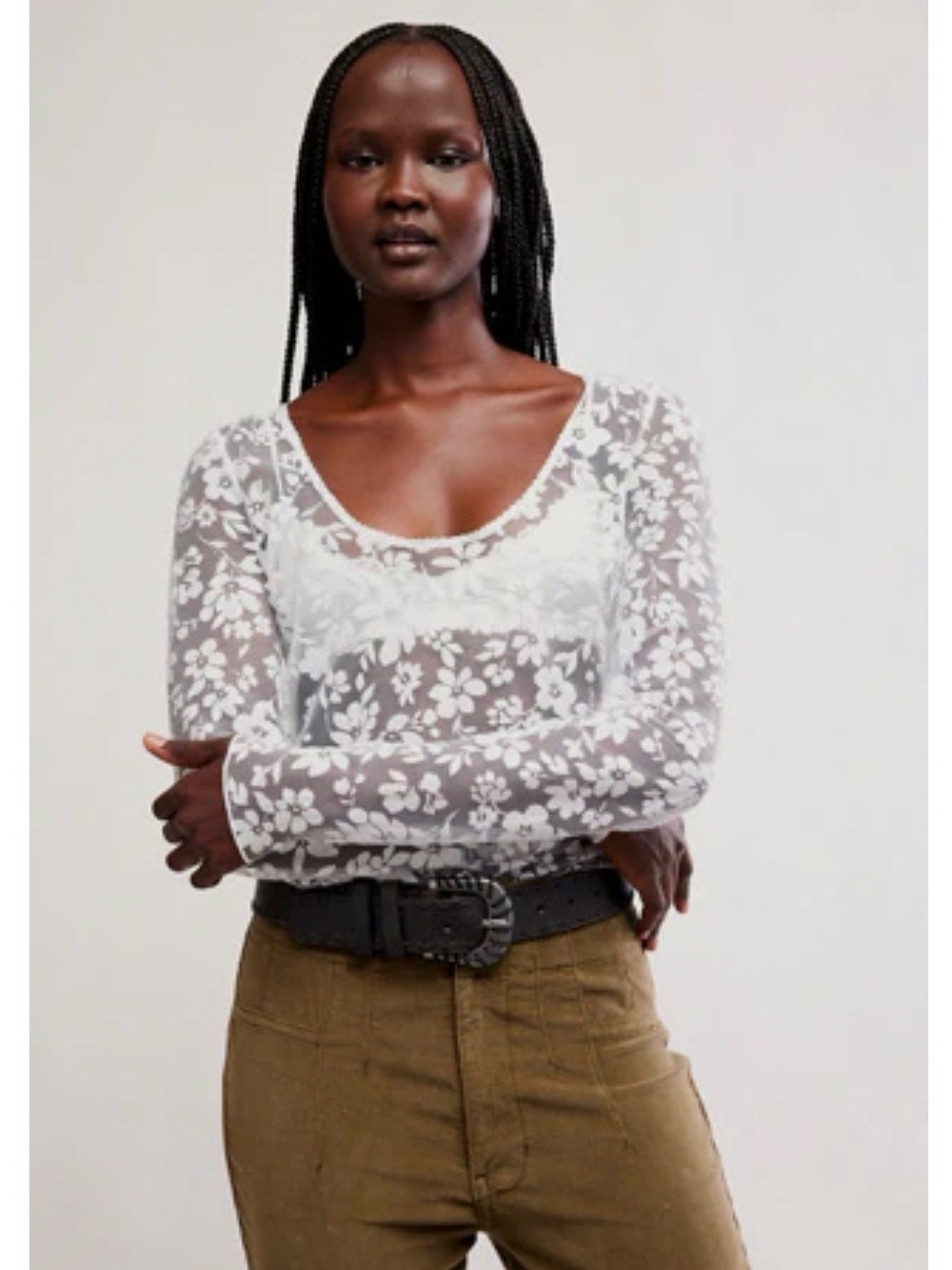 FREE PEOPLE EARLY SUNSETS LAYERING TOP